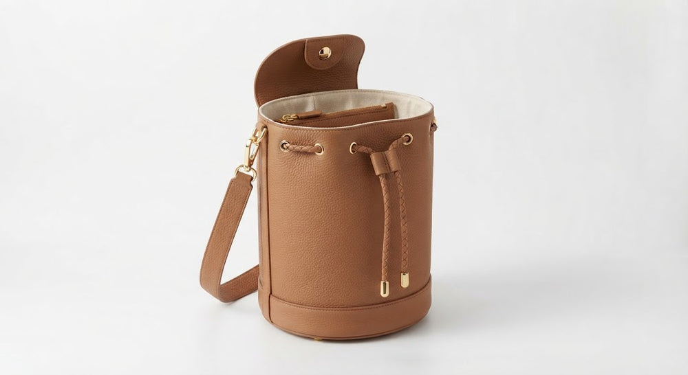 The Classic Leather Bucket Bag