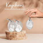 Custom Couple Photo Keychain
