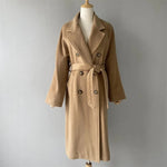Classic Notched Lapel Belted Overcoat