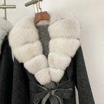 Shawl Collar Belted Winter Coat