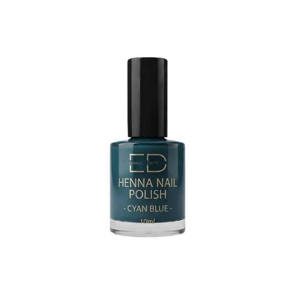 Nail Hennah Cryan Blue