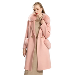 Tailored Longline Outerwear with Fur Pocket Details