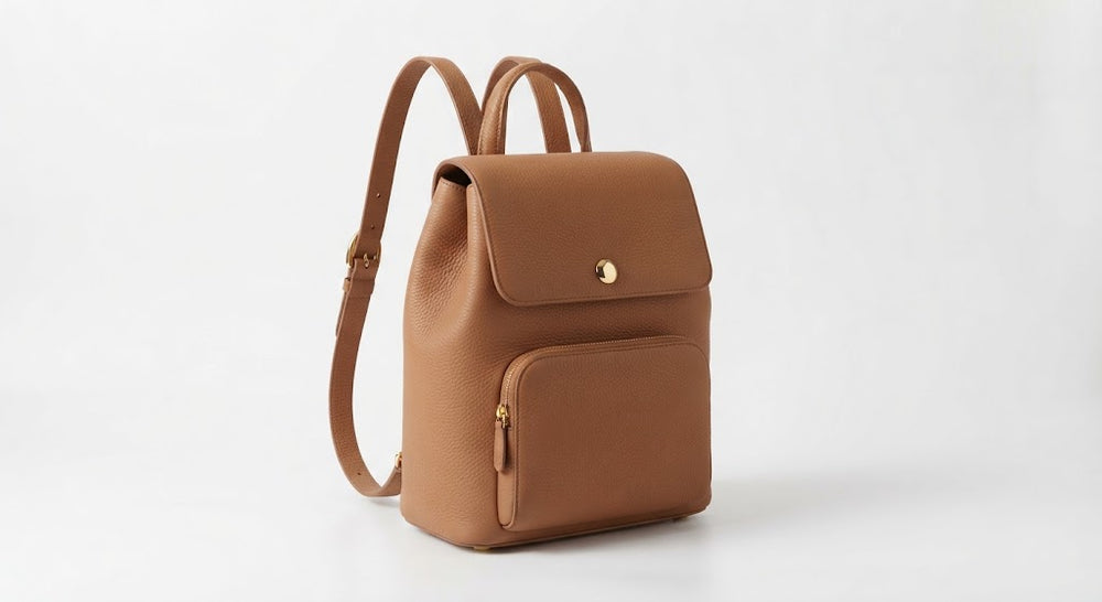 The Classic Leather Flap Backpack