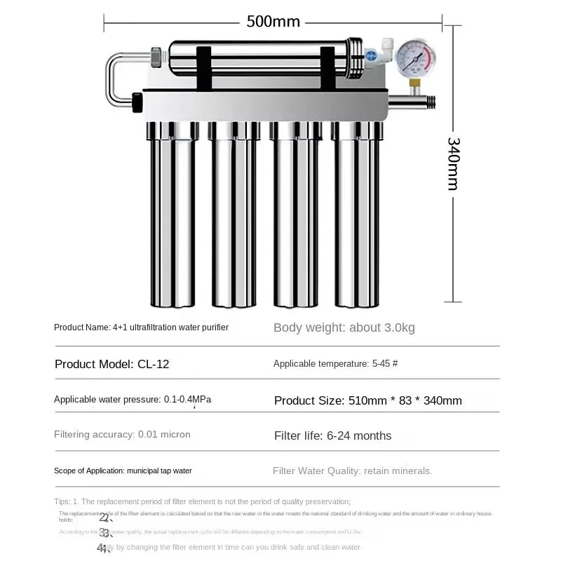 Drinking water filter