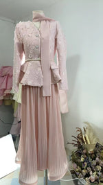 Coat And Pleated Skirt
