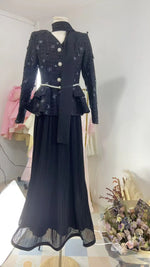 Coat And Pleated Skirt