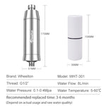 Wheelton Shower Water Softener & Filter