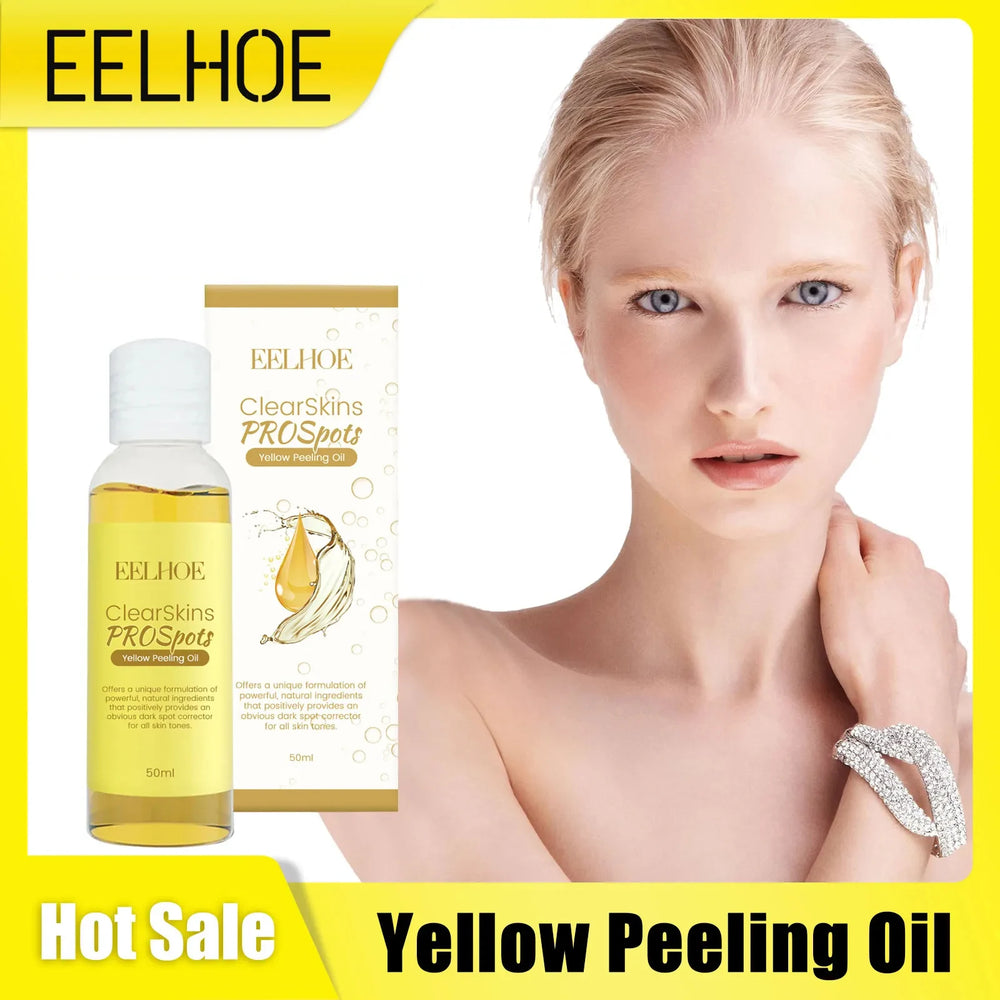 Yellow Peeling Oil Bleaching Brightening Dark Spots Body Knees Exfoliating Remove Dead Skin Lightening