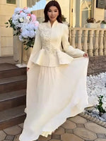 line Long Skirt Waist Cinched