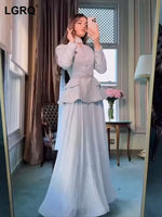 Coat And Pleated Skirt