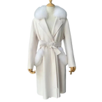 Tailored Longline Outerwear with Fur Pocket Details (1)
