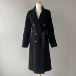 Classic Notched Lapel Belted Overcoat