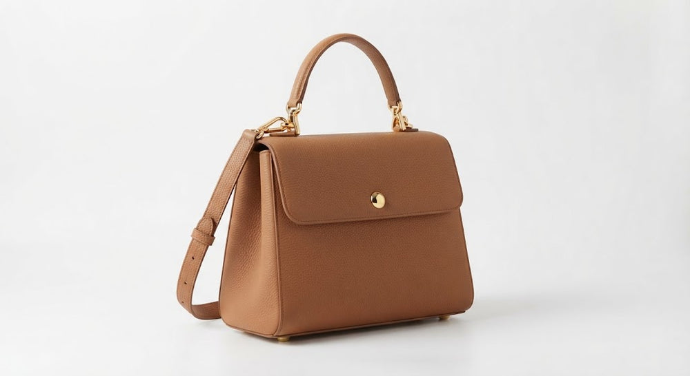The Structured Top Handle Satchel