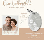 Custom Couple Photo Keychain
