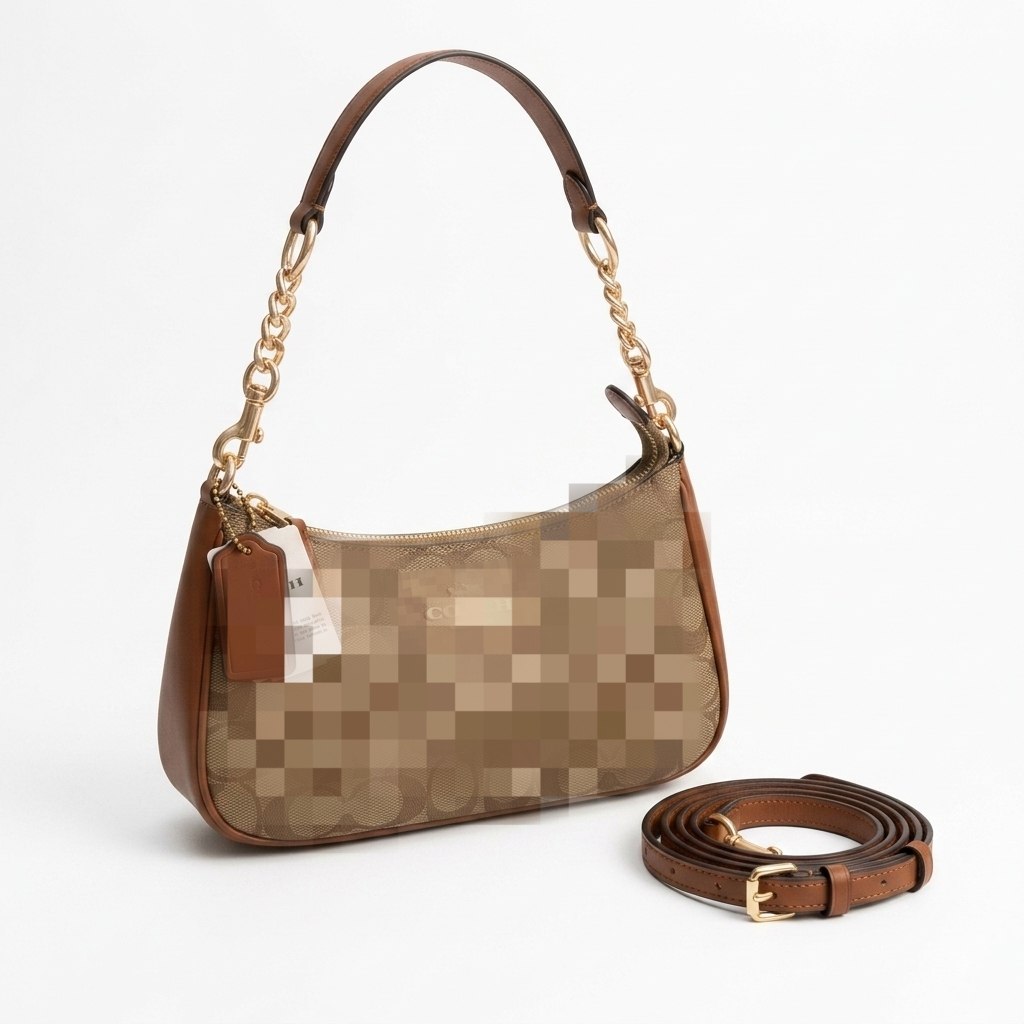 Classic Signature Canvas Shoulder Bag