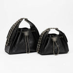 Chic Chain Cinch Shoulder Bag
