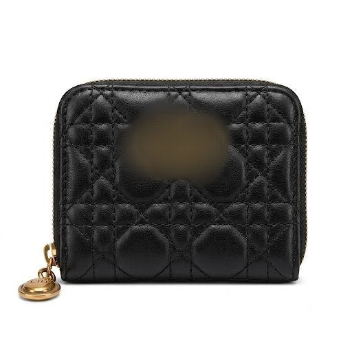 Classic Quilted Compact Zipped Wallet