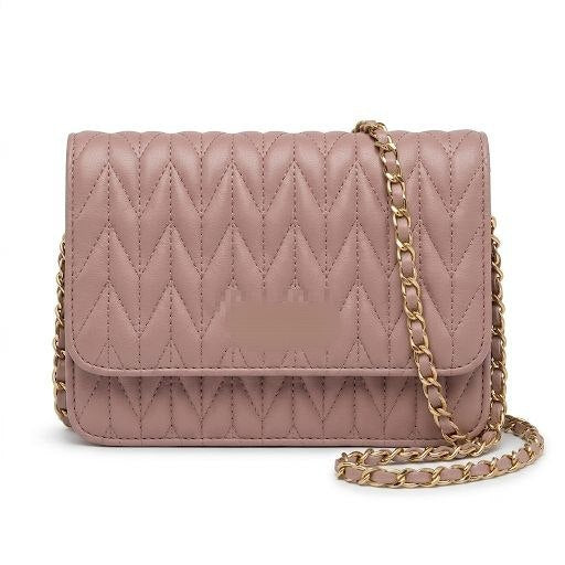 Matelassé Leather Flap Bag
