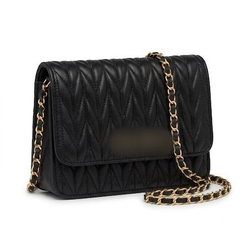 Matelassé Leather Flap Bag