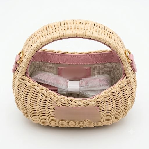 Wander Wicker Hobo Bag