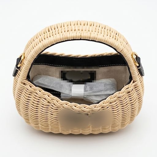 Wander Wicker Hobo Bag