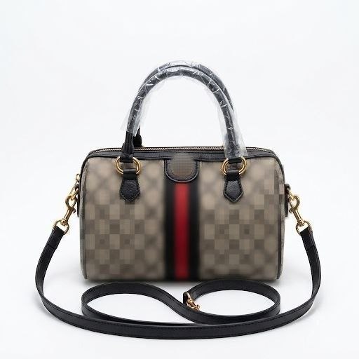 Classic Barrel Bag with Signature Web Detail