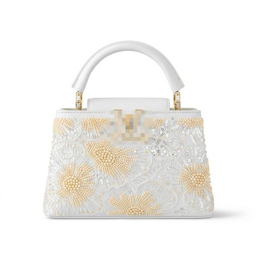 Luxury Beaded and Sequined Flap Handbag