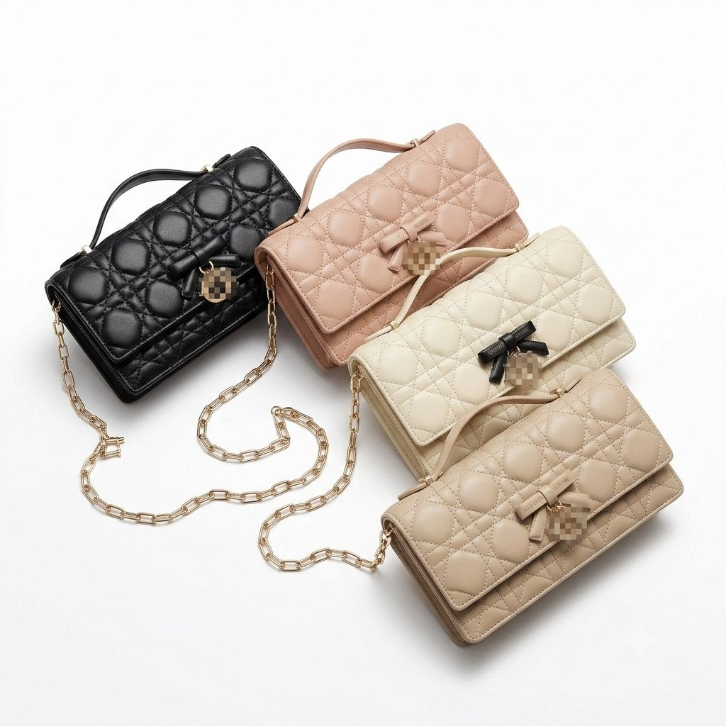 Luxury Geometric Quilted Crossbody Bags – Choose Your Shade