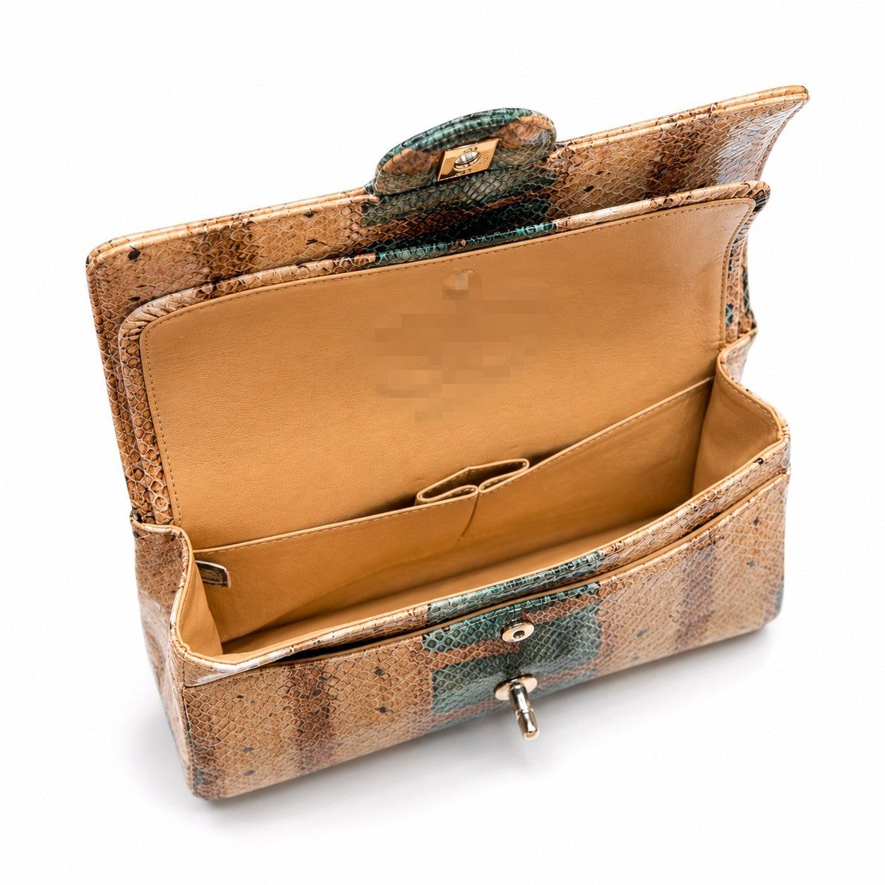 Luxury Exotic Snakeskin Flap Bag