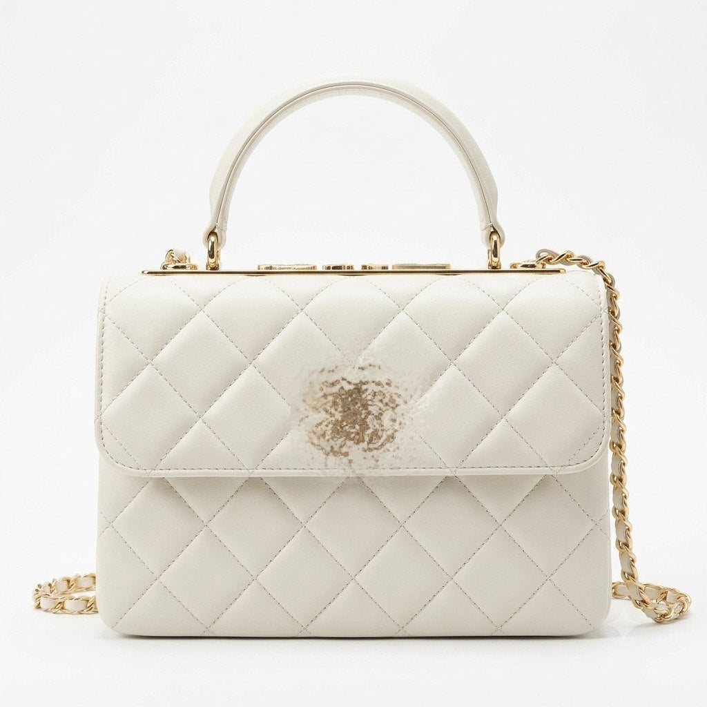 Classic Quilted Top Handle Flap Bag