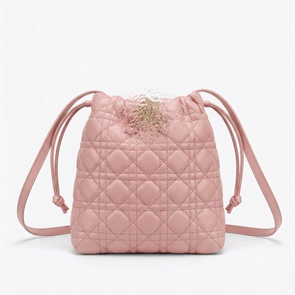 Elegant Quilted Crossbody Bag with Metal Charms