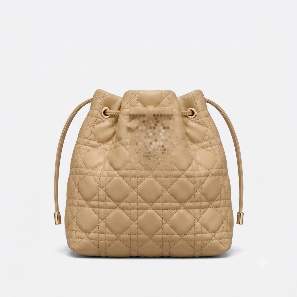 Elegant Quilted Crossbody Bag with Metal Charms