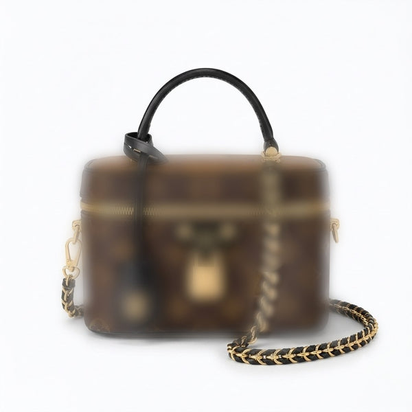 Classic Monogram Vanity Box Bag with Chain Strap