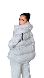 Women's 3-Piece Tracksuit with Reversible Puffer Vest