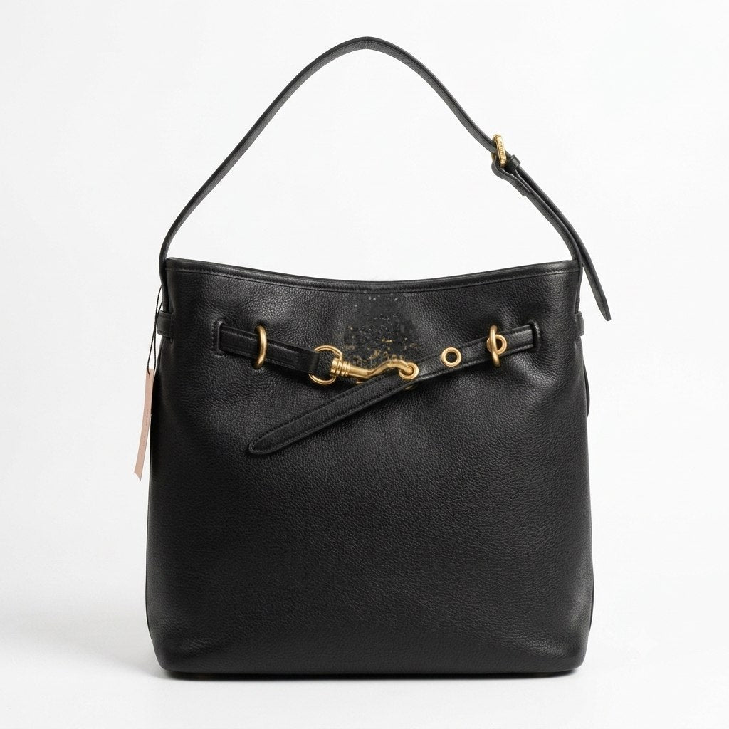 Leather Bucket Bag
