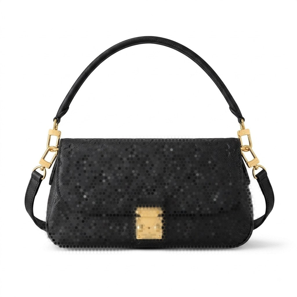Classic Pattern Flap Bag with Signature Lock