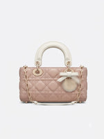 A structured quilted handbag