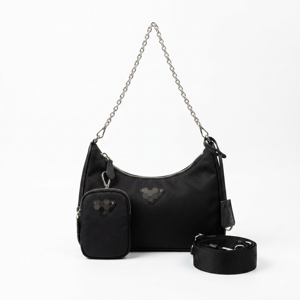 Iconic Hobo Bag with Mini Pouch