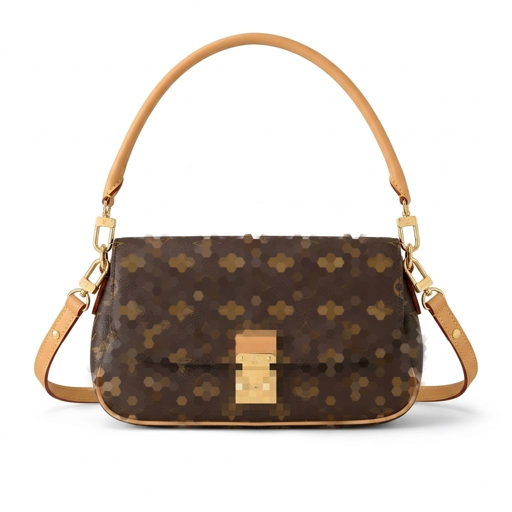 Classic Pattern Flap Bag with Signature Lock