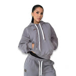 Oversized Winter Tracksuit & Matching Puffer Vest Set