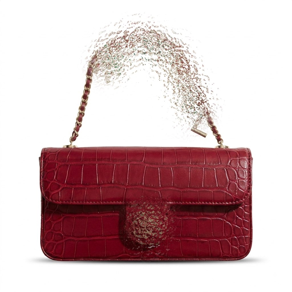 Letter Charm Croc Handbags