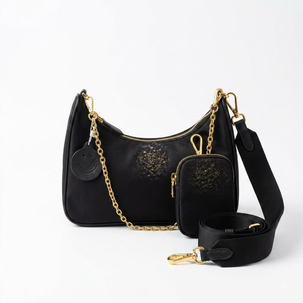 Iconic Hobo Bag with Mini Pouch