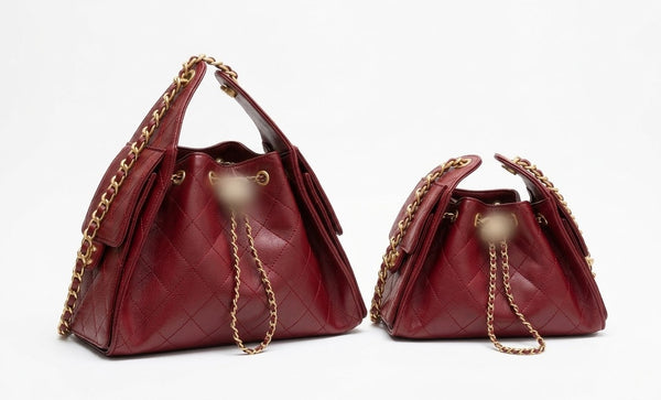 Chic Chain Cinch Shoulder Bag