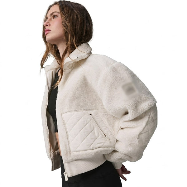 White Cropped Jacket