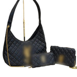 Luxury 3-Piece Handbag Set: Tote, Crossbody & Matching Wallet