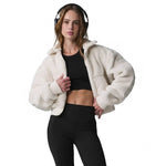 White Cropped Jacket