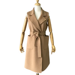 Women's long wool and cashmere cardigan