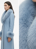 Pure Wool Long Sleeve Winter Coat