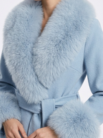 Pure Wool Long Sleeve Winter Coat