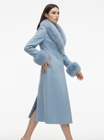 Pure Wool Long Sleeve Winter Coat